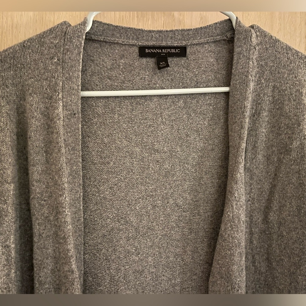 Banana Republic Grey Sweater Coat